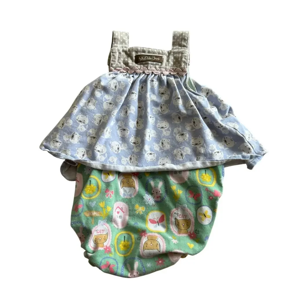 Matilda‎ Jane It's A Wonderful Parade Ladybug Bubble 3-6 mo Kitty Cats Bunnies